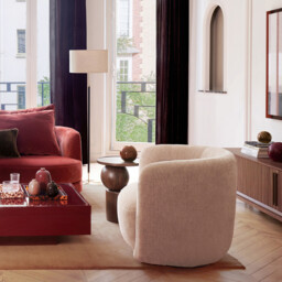 Stigido Solid Walnut Side Table - thumbnail 3