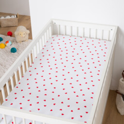 Scacco Baby's Fitted Sheet in Cotton For Mattress Height 17cm - thumbnail 1