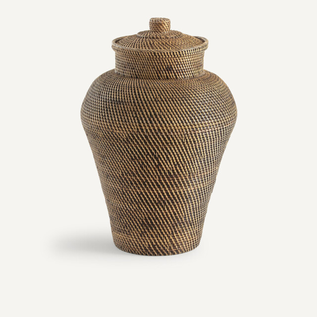 Brazil 67cm Rattan & Woven Bamboo Basket - image 1