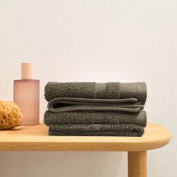Kheops Face Towels in Egyptian Cotton 600g/m2 in Set of 4 - thumbnail 2