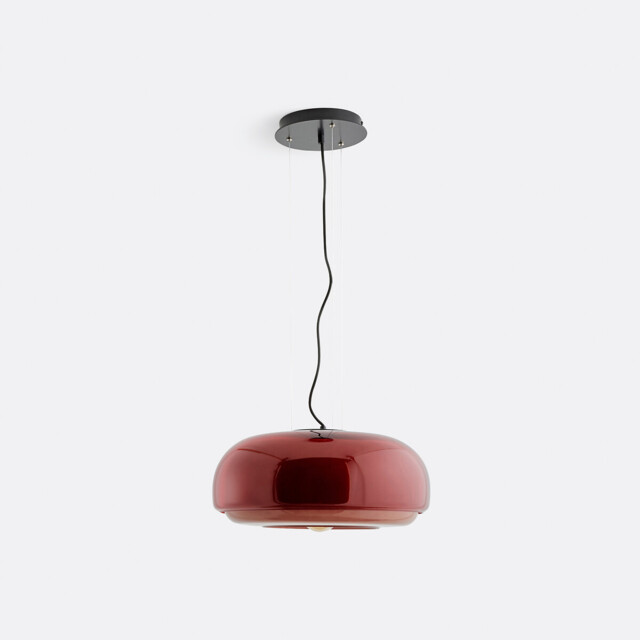 Kinoko 45cm Diameter Coloured Glass Ceiling Light - image 1