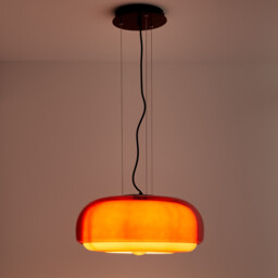 Kinoko 45cm Diameter Coloured Glass Ceiling Light - thumbnail 4
