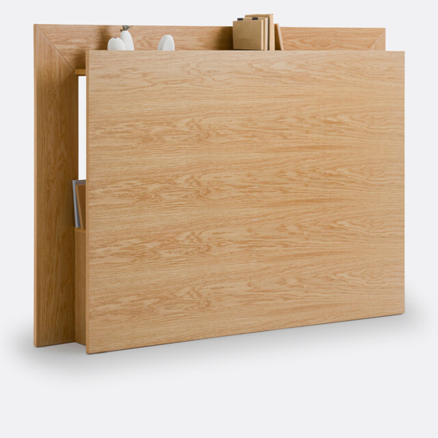 Essena Oak Veneer Storage Headboard - image 1