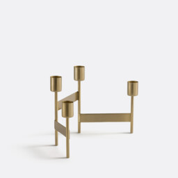 Nymora Candle-Holder with 4 Brass Candles - thumbnail 4