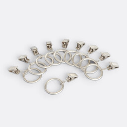 Set of 10 Onega Metal Curtain Rings (Diameter 3.6cm) - thumbnail 3