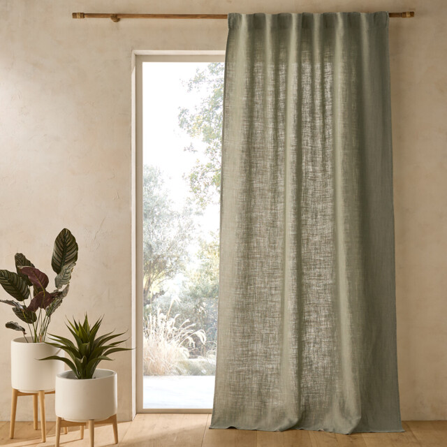 Linoa Pure Textured Linen Curtain - image 1