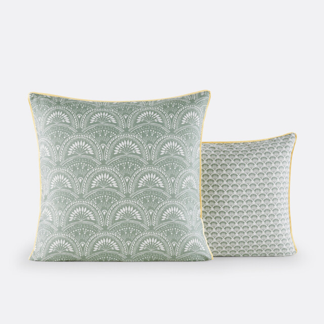 Jaipur Green Washed Cotton Pillowcase - image 1