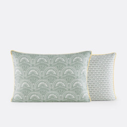 Jaipur Green Washed Cotton Pillowcase - thumbnail 3