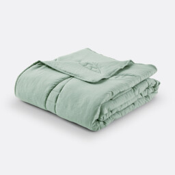 Gungla Washed Microfibre Quilted Bedspread - thumbnail 3