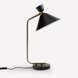 Zoticus Aged Brass Table Lamp - thumbnail 1