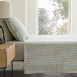 Valli Washed Percale Flat Sheet