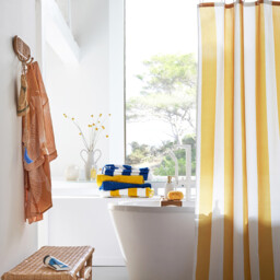 Hendaye Striped Shower Curtain - thumbnail 2