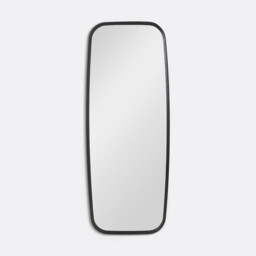 Orion Rectangular Mirror in Solid Oak H180cm - thumbnail 1