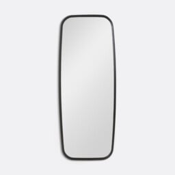 Orion Rectangular Mirror in Solid Oak H180cm