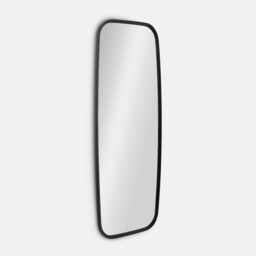 Orion Rectangular Mirror in Solid Oak H180cm - thumbnail 3