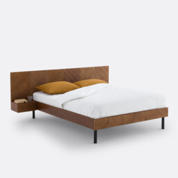 Jérem Bed with Integrated Bedside Tables - thumbnail 1