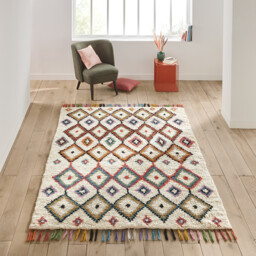 Ourika 100% Wool Berber Style Rug