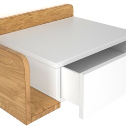 Jimi Wall Mounted Bedside Table, Right-Hand Side - thumbnail 4