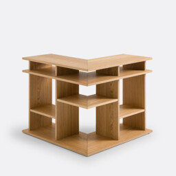 Abac Corner Bookcase/Console - thumbnail 3