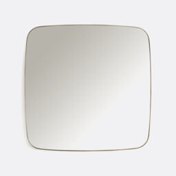 Iodus Square Iron Mirror, Width 90cm X Height 90cm