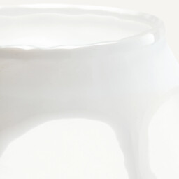 Arca Frosted Glass Vase, H28cm - thumbnail 3