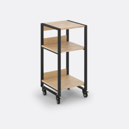 Hiba Serving Trolley with Casters - thumbnail 1