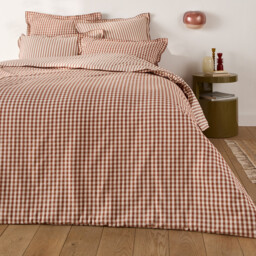 Cottage Caramel Seersucker Cotton Duvet Cover - thumbnail 3