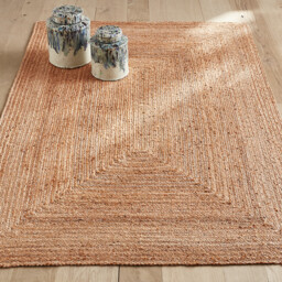 Hempy Hand Woven Jute Rug - thumbnail 1