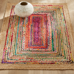 Jaco Jute and Recycled Cotton Rug