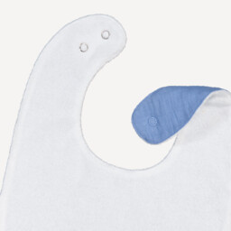 Pack of 3 Cotton Muslin/Towelling Bibs - thumbnail 3