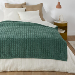 Paulette Cotton Velour Quilt - thumbnail 1