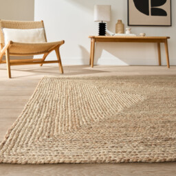 Aftas Hand-Woven Jute Rug