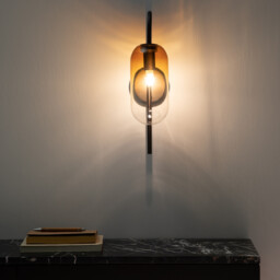 Linterna Amber Glass Wall Light - thumbnail 3