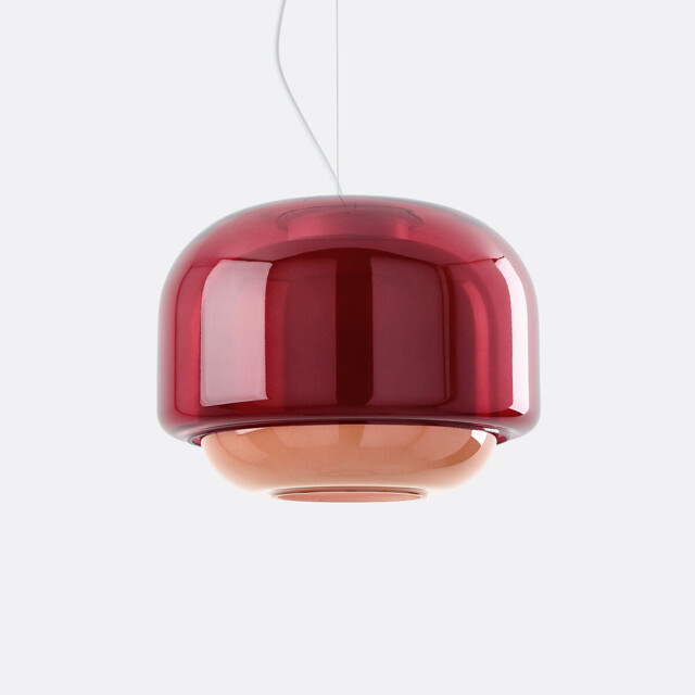 Kinoko Ceiling Light in Coloured Glass Ø30.5cm - image 1
