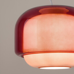 Kinoko Ceiling Light in Coloured Glass Ø30.5cm - thumbnail 4