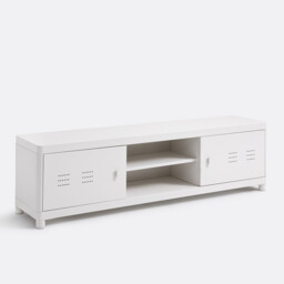 Livona Steel TV Stand, Width 180cm - thumbnail 1