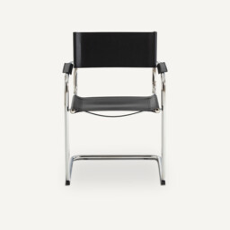 Winset Genuine Split Leather Table Armchair - thumbnail 2