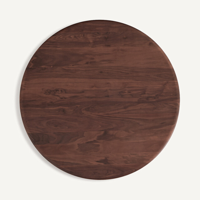 Tirondo Walnut Round Table Top, ø120cm - image 1
