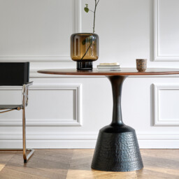 Tirondo Walnut Round Table Top, ø120cm - thumbnail 3