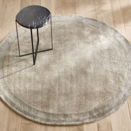 Burada Round Handwoven Lyocell Rug