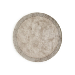 Burada Round Handwoven Lyocell Rug - thumbnail 4