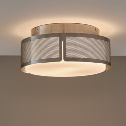 Darja Iron and Opaline Wall/Ceiling Light - thumbnail 2
