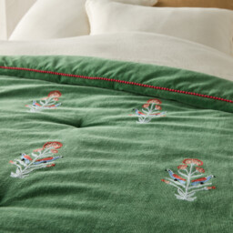 Dylis Quilted Corduroy Bedspread - thumbnail 3