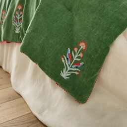 Dylis Quilted Corduroy Bedspread - thumbnail 4