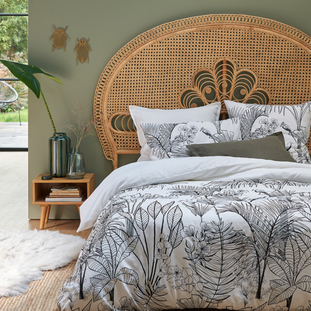 Jalapao Jungle Washed Linen Cotton Duvet Cover