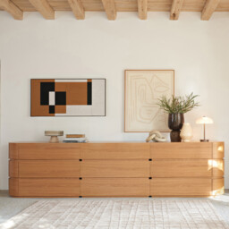 Evoria Oak Veneer Chest of Drawers For Modular Wardrobe - thumbnail 3