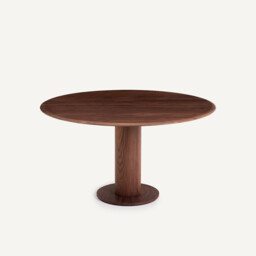 Roundo Round Table Top in Walnut, ø137cm - thumbnail 4