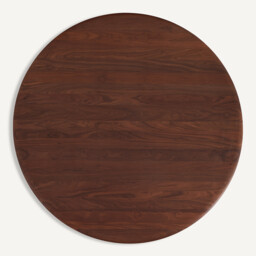 Roundo Round Table Top in Walnut, ø137cm