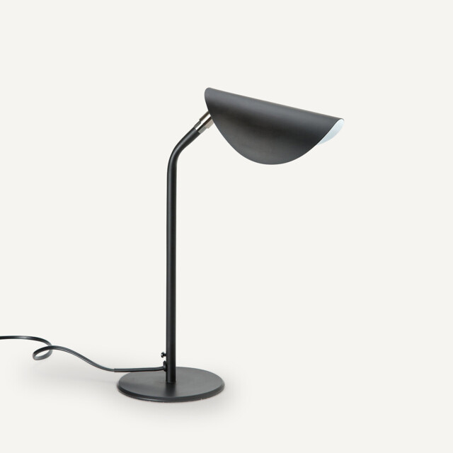 Funambule Adjustable Black Matte Metal Table Lamp - image 1