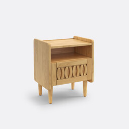 Malaya Vintage Bedside Table in Solid Pine